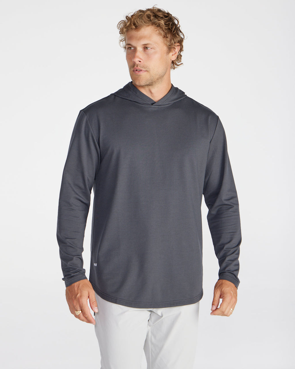Hooded Drop-Cut Long Sleeve