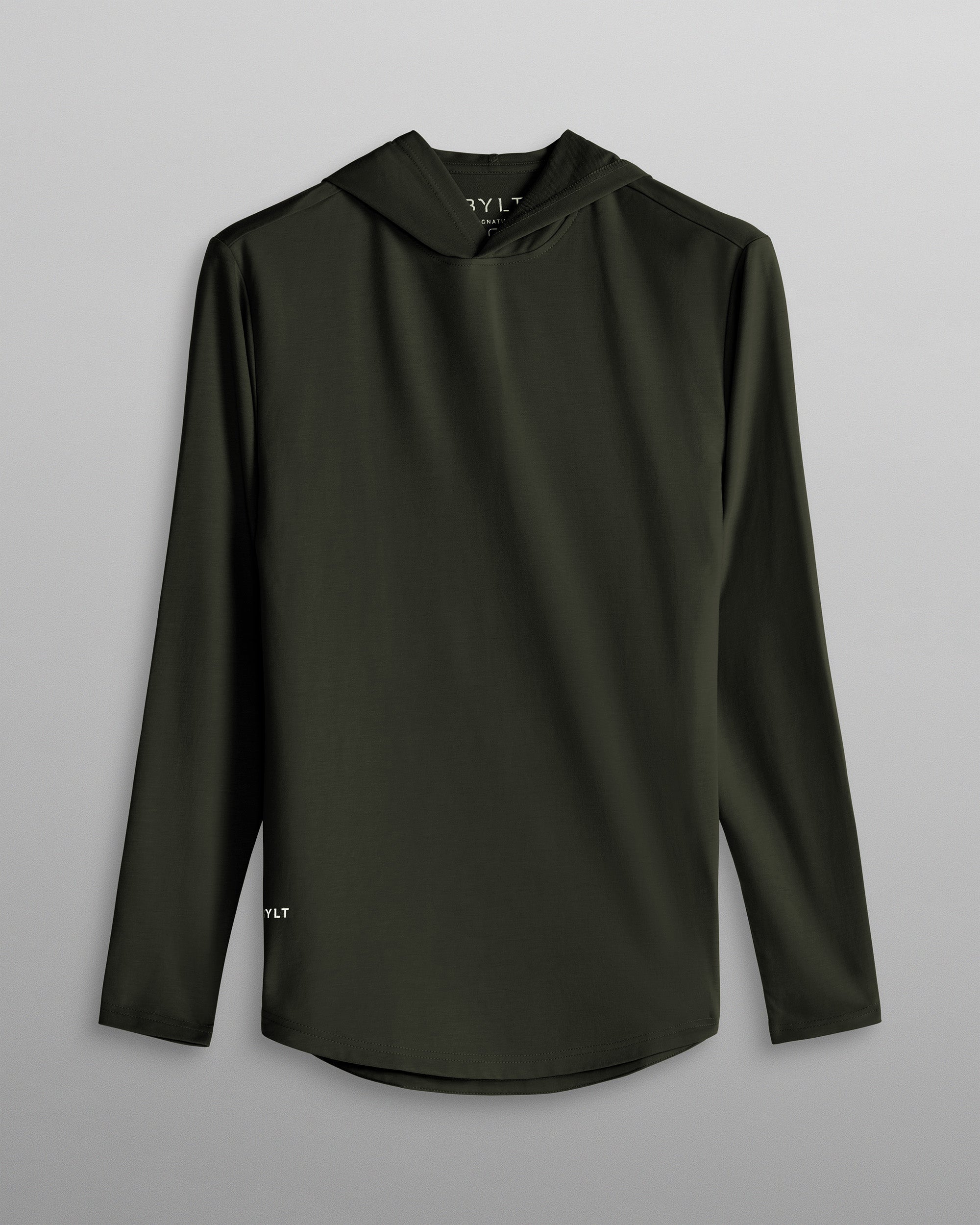 Hooded Drop-Cut Long Sleeve