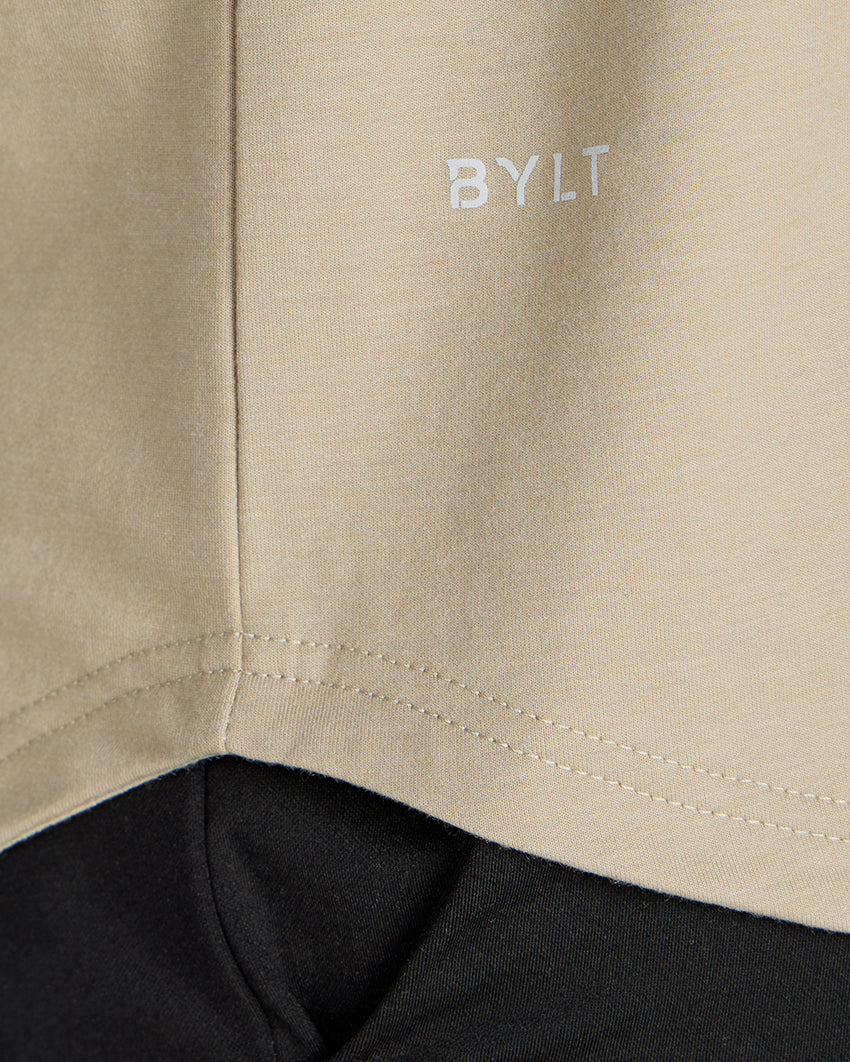 Hooded Drop-Cut Long Sleeve