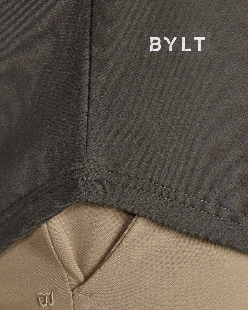 Hooded Drop-Cut Long Sleeve