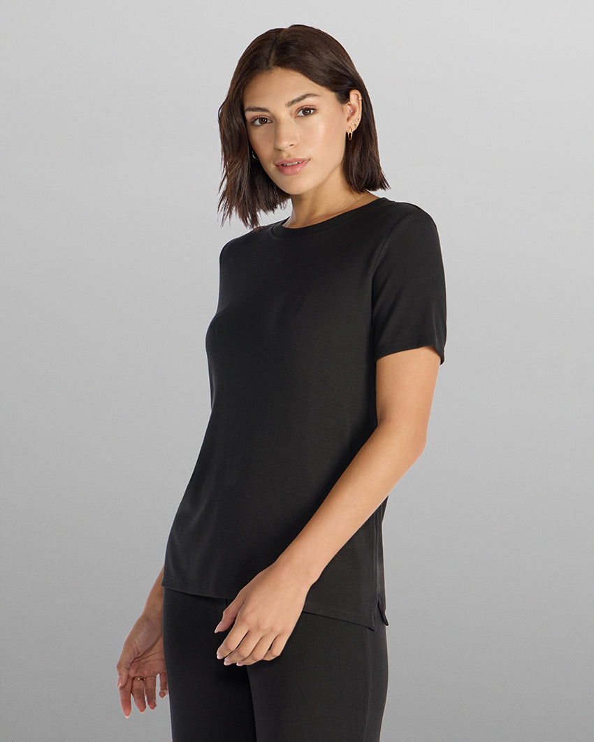 Modal Micro Rib Classic Fit Tee