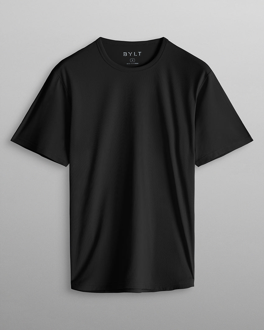 Adaptive Micro Waffle Short Sleeve Drop-Cut